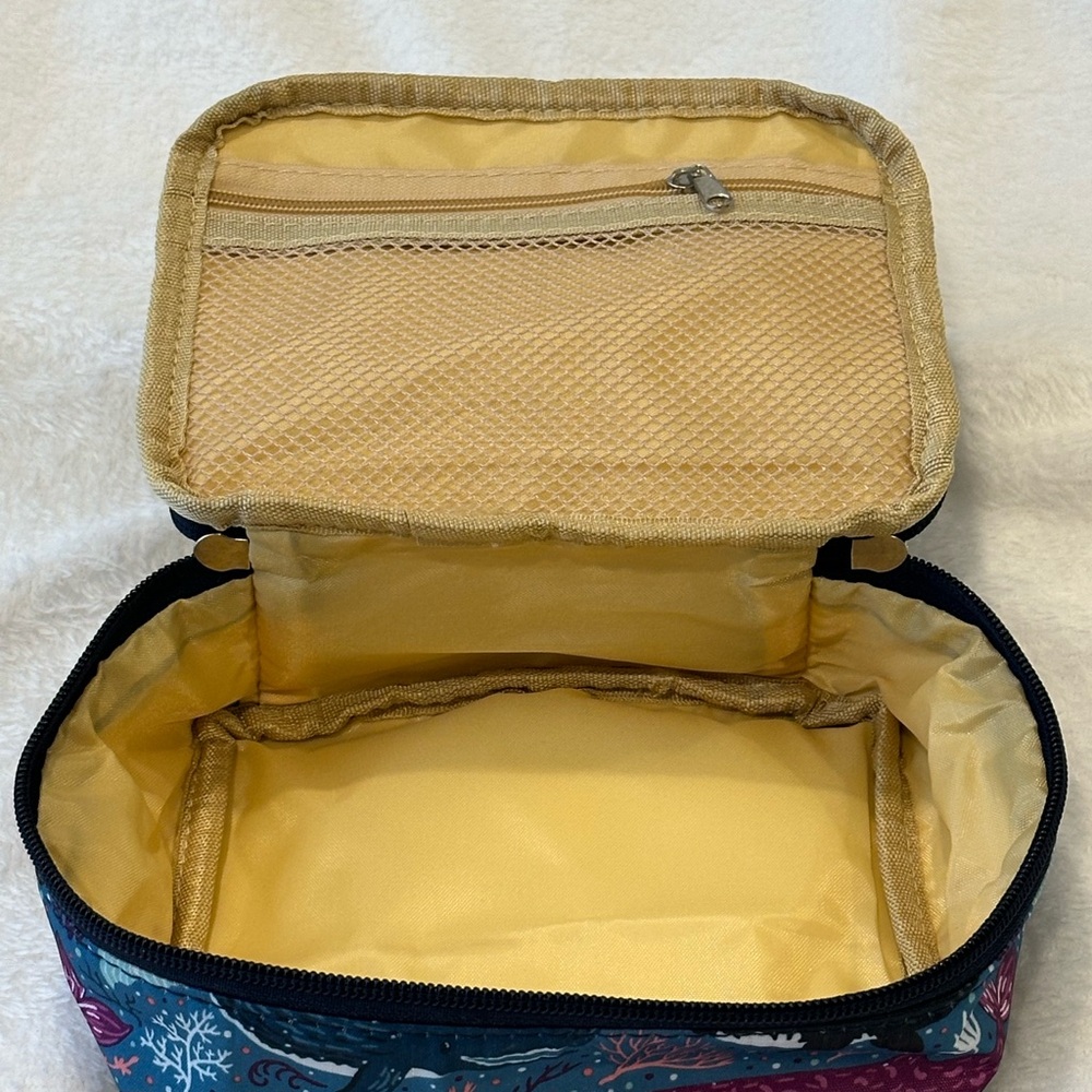 Colorful Marine Travel Makeup Bag - Picture 3 of 5